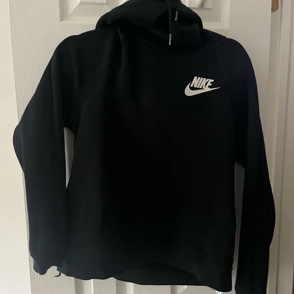 Dri Fit Fleece Nike Hoodie Thumb Holes Nike Hoodie Women's M Black